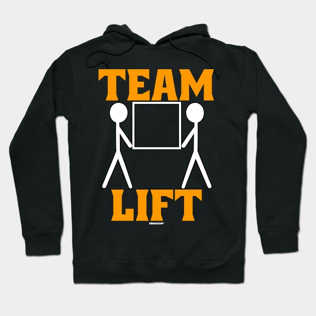 Team Lift Heavy Warning Warehouse Hoodie by Swagazon